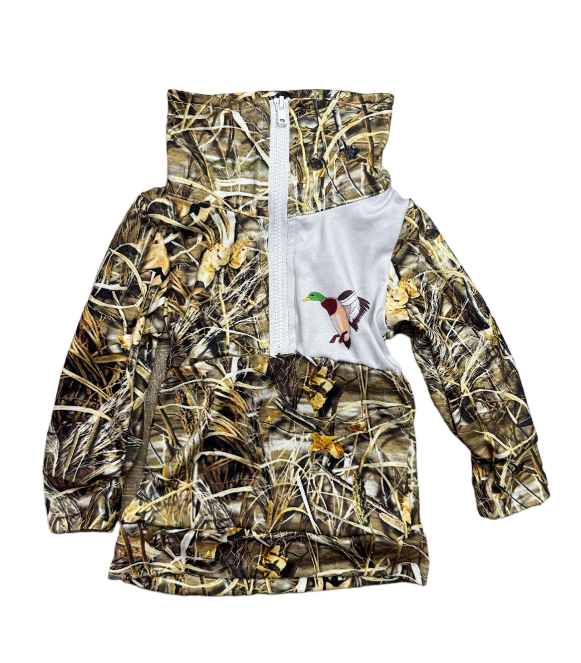 Camo Half Zip Pullover